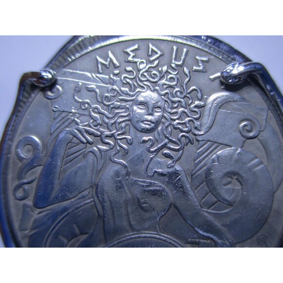 NEW-Two Versions of MEDUSA Necklace, Two Necklaces in One-Greek Goddess - Picture 4 of 7